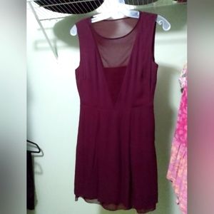 Ñew burbendery dress with pockets